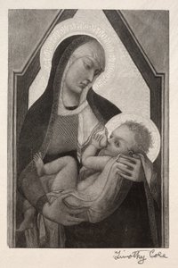Eski İtalyan Ustalar: Madonna ve Çocuk, 1888-1892. by Timothy Cole