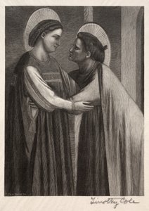 Eski İtalyan Ustalar: Mary ve Elisabeth, 1886. by Timothy Cole