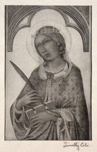 Eski İtalyan Ustalar: İskenderiyeli Aziz Catherine, 1888-1892. by Timothy Cole