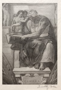 Eski İtalyan Ustalar: Cumaean Sibyl, 1888-1892. by Timothy Cole