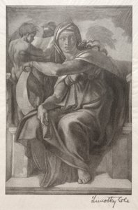 Eski İtalyan Ustalar: Delphian Sibyl, 1890. by Timothy Cole