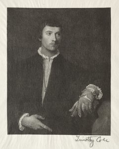 Eski İtalyan Ustalar: Eldivenli Adam, 1887. by Timothy Cole