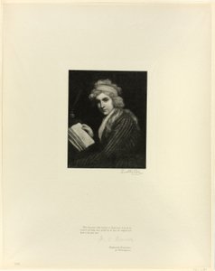 Mary Wollstonecraft'ın Portresi, Eski İngiliz Ustalarından by Timothy Cole