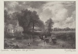 Haywain by Timothy Cole after John Constable