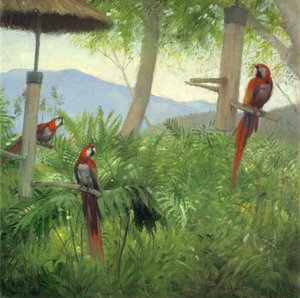 Dağ Kuşları, 2001 (tuval üzerine yağlıboya) by Timothy Easton