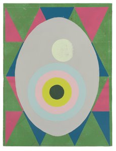 Egg is the Answer, 2023 (tuval üzerine lateks, kolaj ve emaye) by Timothy Gierschick II