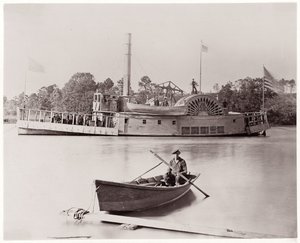 U.S. Gunboat, 1861-65 (cam negatiften gümüş albüm baskısı)
