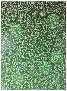Doğanın Ruhu, 2012, ahşap üzerine yağlı boya by Timothy Nathan Joel