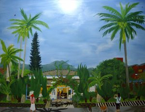 Dulan Cafe, Taitung şeker fabrikası, 2010, tuval üzerine yağlı boya