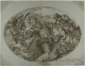 Isaac'in Kurban Edilmesi by Tintoretto