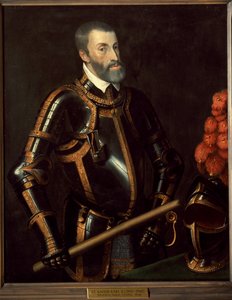 Almanya İmparatoru V. Charles'ın portresi by Titian (c.1488 1576) (manner of)