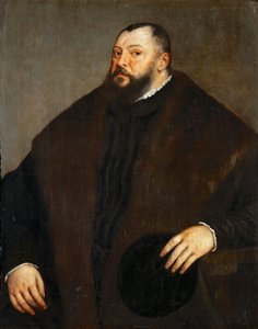 Jean Frederic I de Saxe - John Frederick I (1503-1554), Saksonya Seçmeni - Titian (1488-1576). Tuval üzerine yağlı boya, c. 1550. Ebat : 103,5x83 cm. Sanat Tarihi Müzesi, Viyana by Tiziano Vecelli