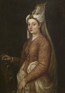 Cameria, Kanuni Sultan Süleyman'ın kızı, Azize Katerina, c.1560 by Tiziano Vecelli