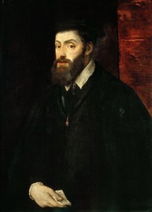 İmparator Charles V 1500-1558, 1549 portresi. by Titian