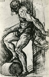 Aziz Sebastian için eskiz, c1518, 1937 by Tiziano Vecelli