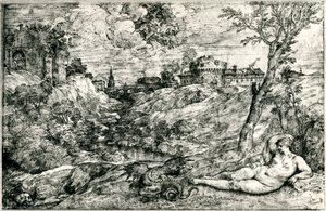 Medor ve Angelica veya Jason ve Medea, c1535-1545, 1937 by Tiziano Vecelli