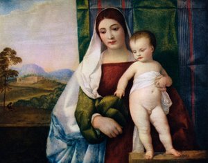 Çingene Madonna, c1510, 1937 by Tiziano Vecelli
