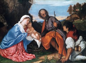 Çobanlı Kutsal Aile, c1510 by Tiziano Vecelli