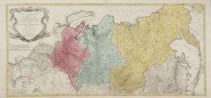 Rus İmparatorluğu Haritası by Tobias Conrad Lotter