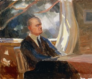 Fin besteci ve kemancı Jean Sibelius