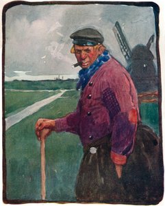 Bir Volendamer, c19. yüzyıl 1914-1915 by Tom Browne