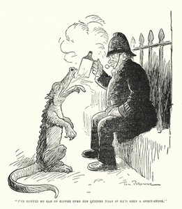 "Kahvemi onun için bir ruh ocağından daha hızlı ısıttım" (lito) by Tom Browne