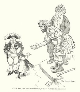 "Bunu al ve dikkatli tut," diye uyardı Magog onu ciddiyetle (lito) by Tom Browne