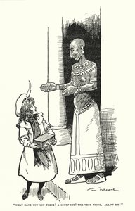 "Orada ne var? Bir enfiye kutusu! Asıl mesele, İzin ver!" (lito) by Tom Browne