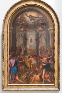 Aziz Petrus'un gölgesinin mucizesi, yaklaşık 1530-1602 (resim)