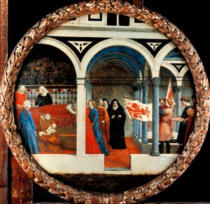 Doğuş, Tommaso Masaccio (1401-1428), tuval üzerine tempera, 56 cm çap by Tommaso Masaccio