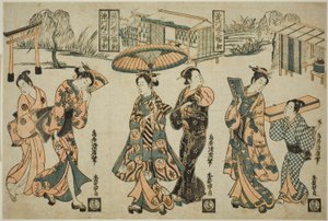 Fukagawa-Ah T-ri ptych