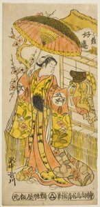 Çay c ve r Takinaka Utagawa (nehir) by Torii Kiyomasu II