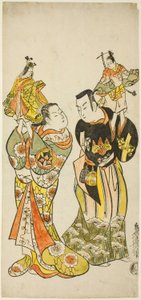 Aktörler Yamashita Kinsaku I ve Hayakawa Hatsuse, 1725