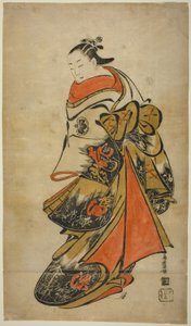 Çay c ve r Fujimura lehim yağı Good s kayalık kıyı kaplanı by Torii Kiyomasu I