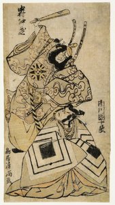 Nakamura Nakazō I ve Ichikawa Danjūrō ​​​​IV. Torii Kiyomitsu I. by Torii Kiyomitsu