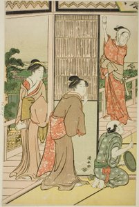 Shinagawa Zevk Bölgesinde Bir Parti by Torii Kiyonaga