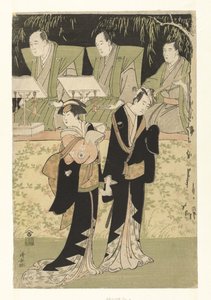Ac Teurus Sawamura Sojuro Good Garden Celebration Edition Beyaz Doktor V Als Otistik Bahçe Koharu by Torii Kiyonaga
