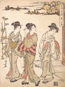 Ashinoyu Baharı, Hakone, yak. 1779. by Torii Kiyonaga