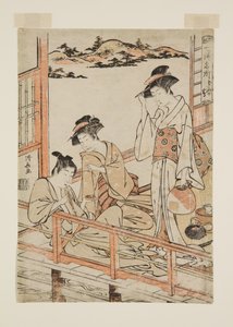 D?gashima (renkli tahta baskı) by Torii Kiyonaga