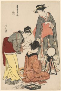 "Zevk Alanlarının Çağdaş Güzellikleri Koleksiyonu (Tosei yuri bijin awase)" serisinden Tachibana