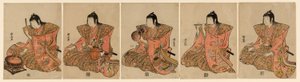 Beş Müzisyen (Gonin bayashi) by Torii Kiyonaga