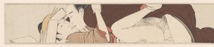 aceleci aşk Sode no maki (dizi adı) by Torii Kiyonaga