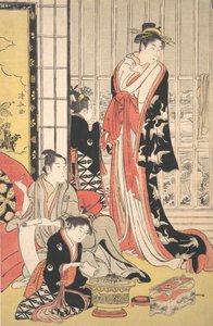 İç Mekan, ca. 1788. by Torii Kiyonaga