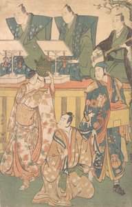 Bir Dramadan Sahne, ca. 1788. by Torii Kiyonaga
