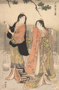 Tee B hattı her alanda f smart team, smart, 1783. by Torii Kiyonaga