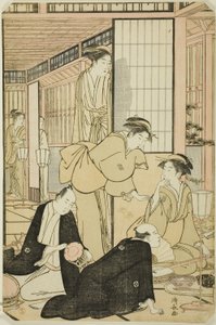 Sekizinci Ay, "Güneyde On İki Ay (Minami juni ko)" dizisinden by Torii Kiyonaga