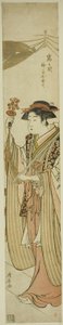 Te Sh Line Terkedilmiş her alan f Te Tomigaoka Sh Line (Terk edilmiş Tomigaoka türbe kızı) by Torii Kiyonaga