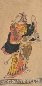 Tanımlanamayan Rolde Hobi-atlı Kadın Olarak Aktör. by Torii Kiyonobu I