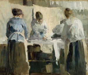 Fransız Kadın Ütü, 1889. by Torsten Wasastjerna