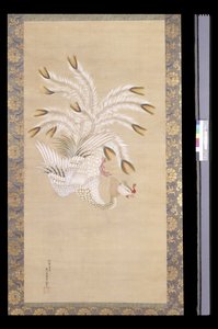 Phoenix, Chinese Beauty, Phoenix And Peacock'dan (ipek üzerine mürekkep ve renkli)